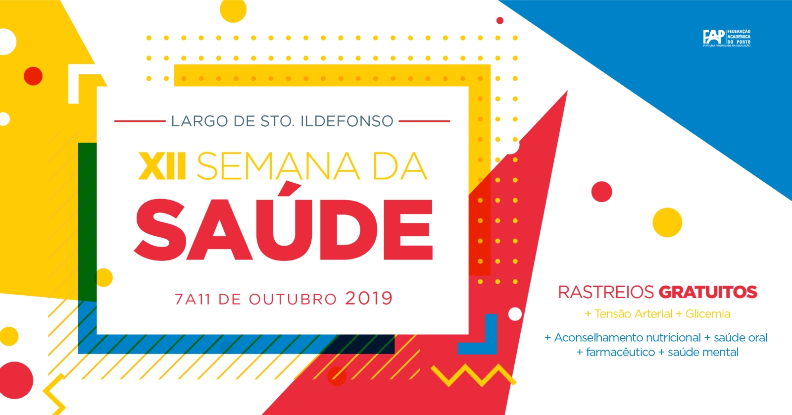 Queres ser voluntário na XII Semana da Saúde FAP da FAP?