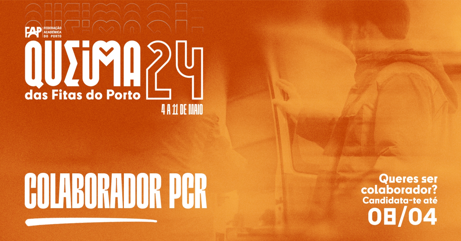 Inscrições para a Comissão de Prevenção de Comportamentos de Risco da Queima das Fitas do Porto 2024