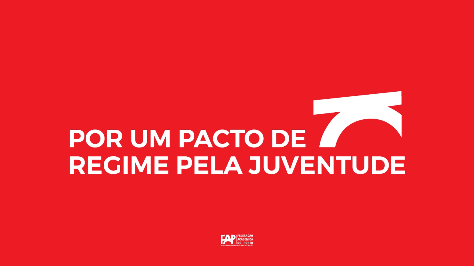 Federação Académica do Porto apela a um Pacto de Regime pela Juventude