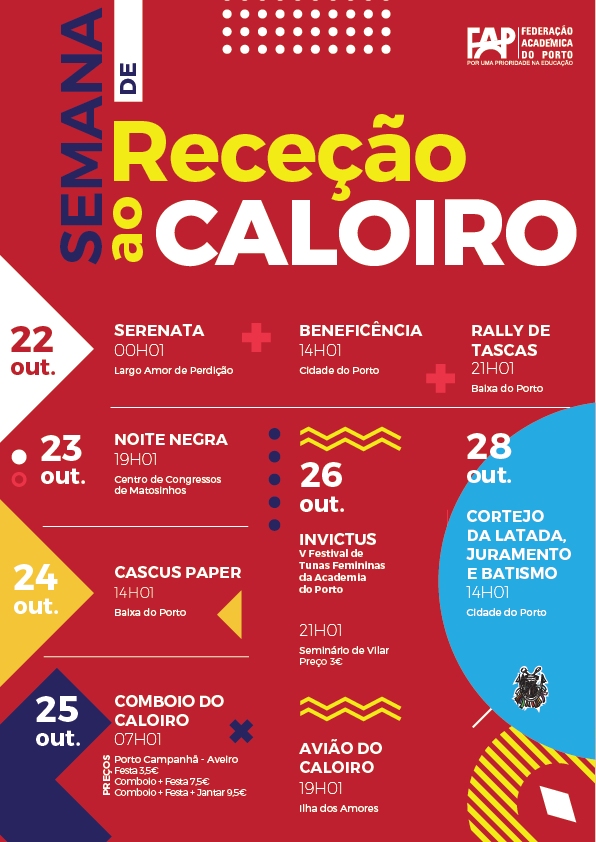 Semana de Receção ao Caloiro da Academia do Porto 2018