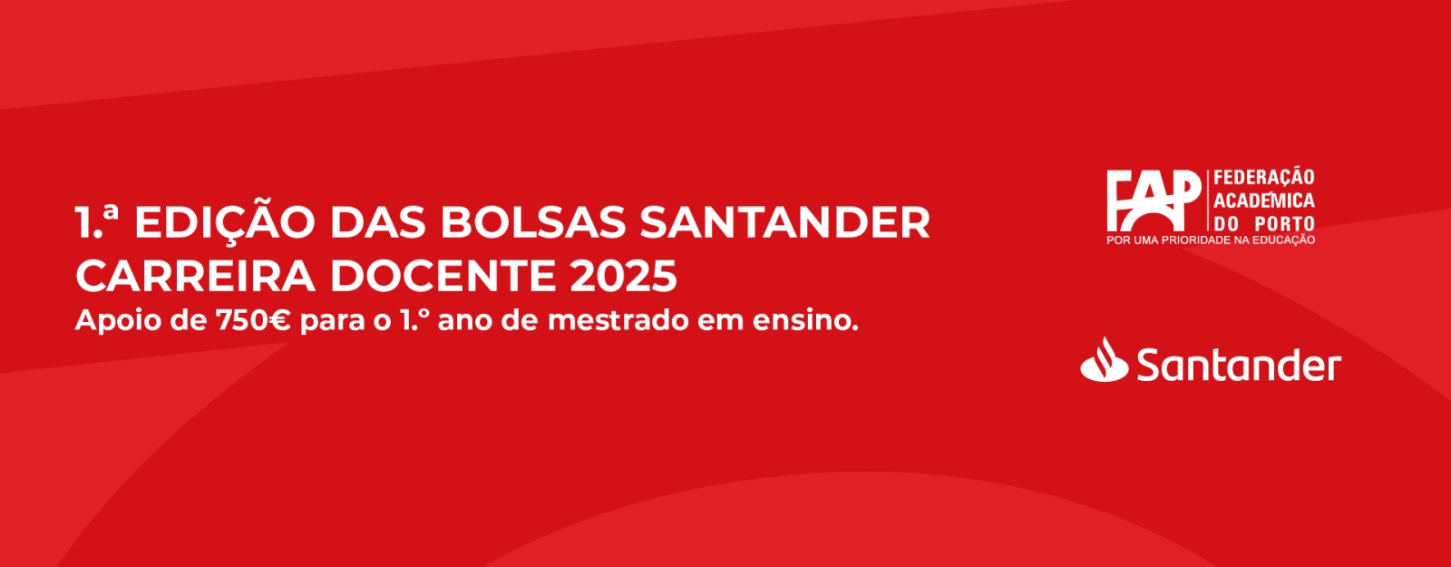Fundação Santander lança 1.ª edição das Bolsas de Incentivo à Carreira Docente – 2025