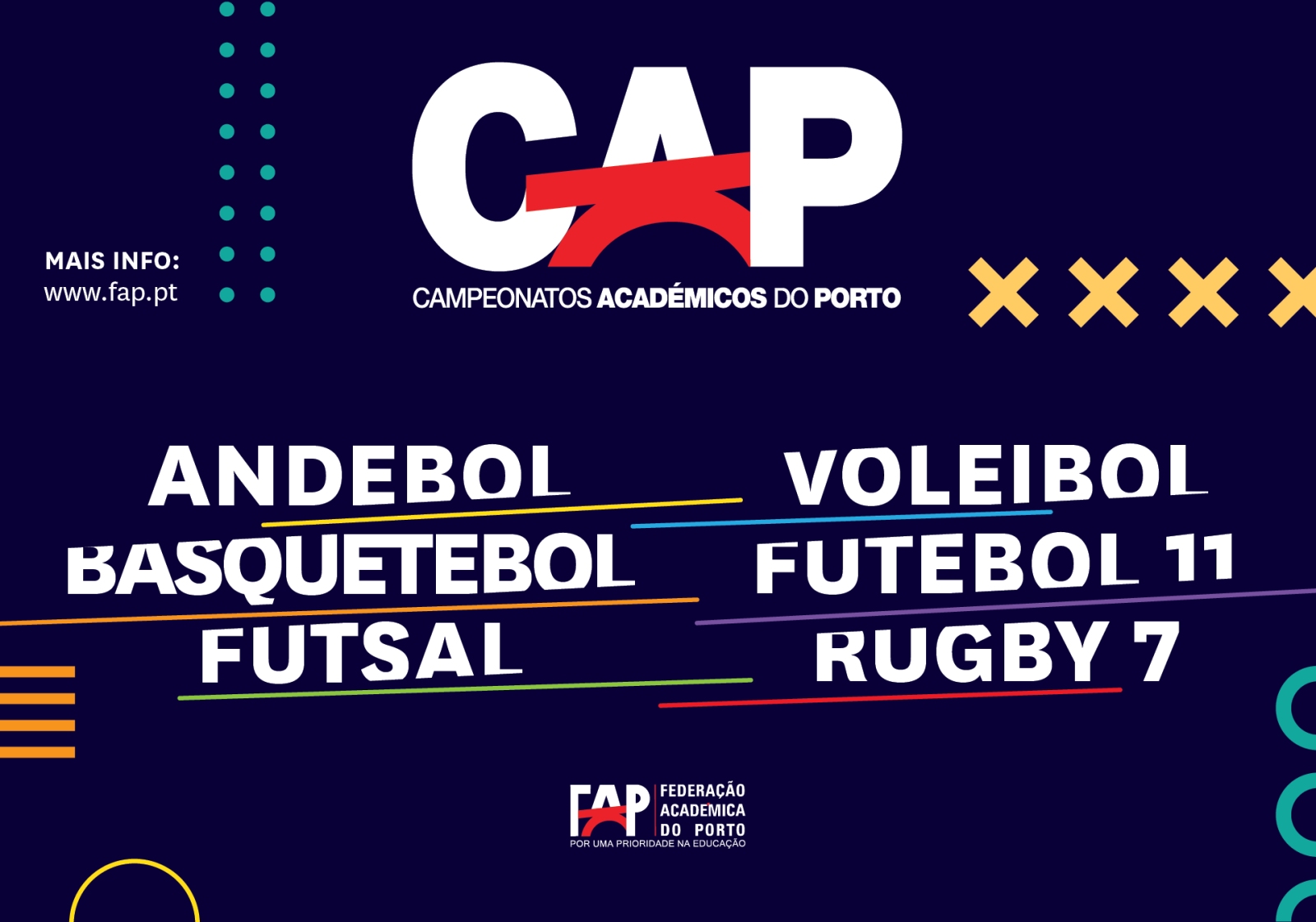 Inscrições abertas para os Campeonatos Académicos do Porto 