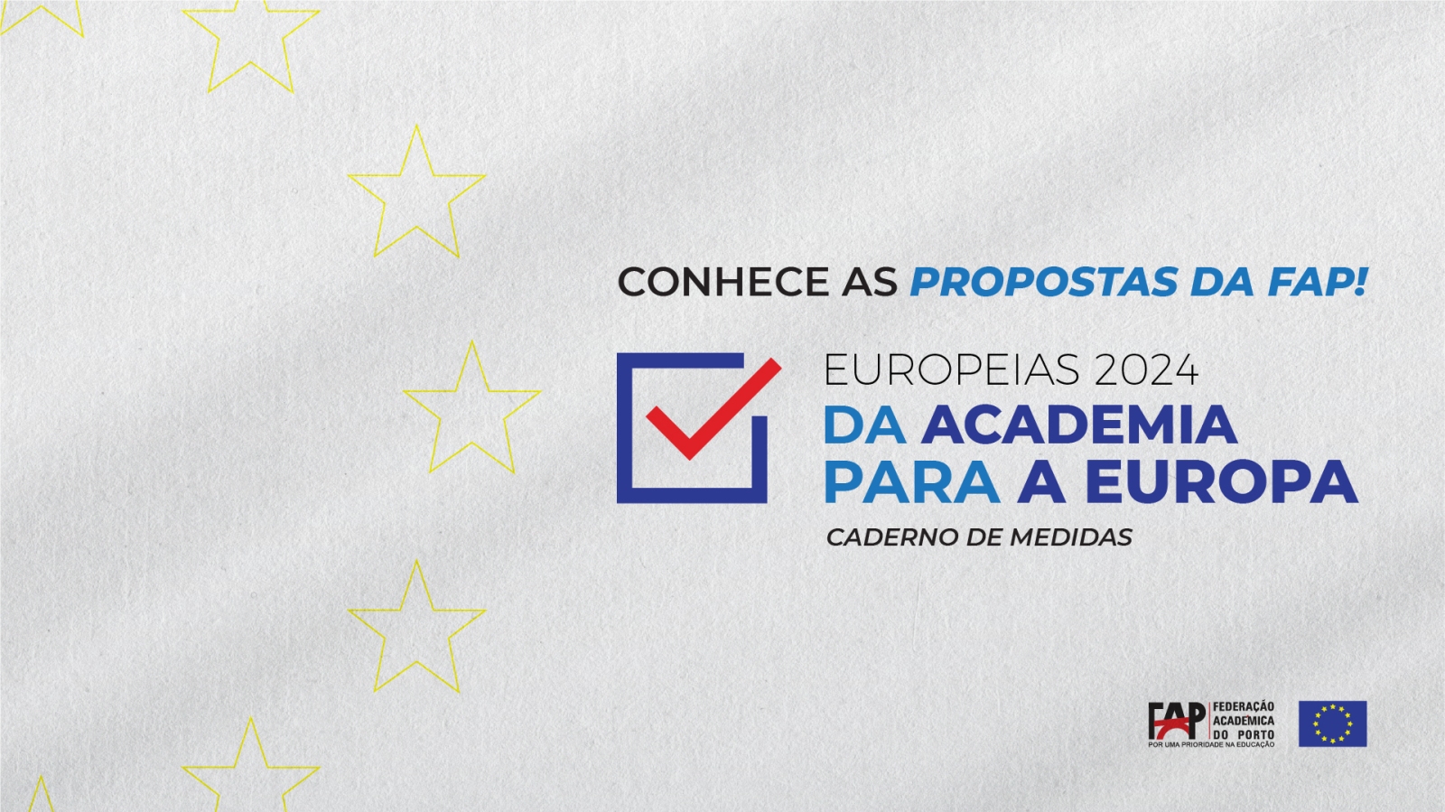 Eleições europeias: FAP apresenta medidas para o futuro dos jovens na UE