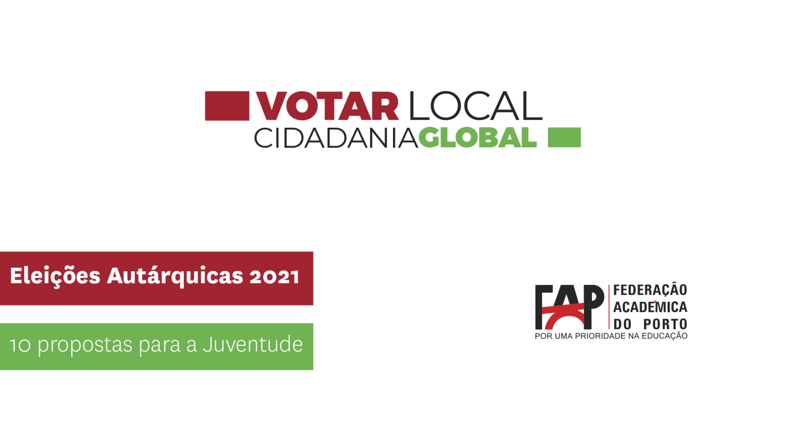 Eleições Autárquicas 2021 - 10 Propostas para a Juventude