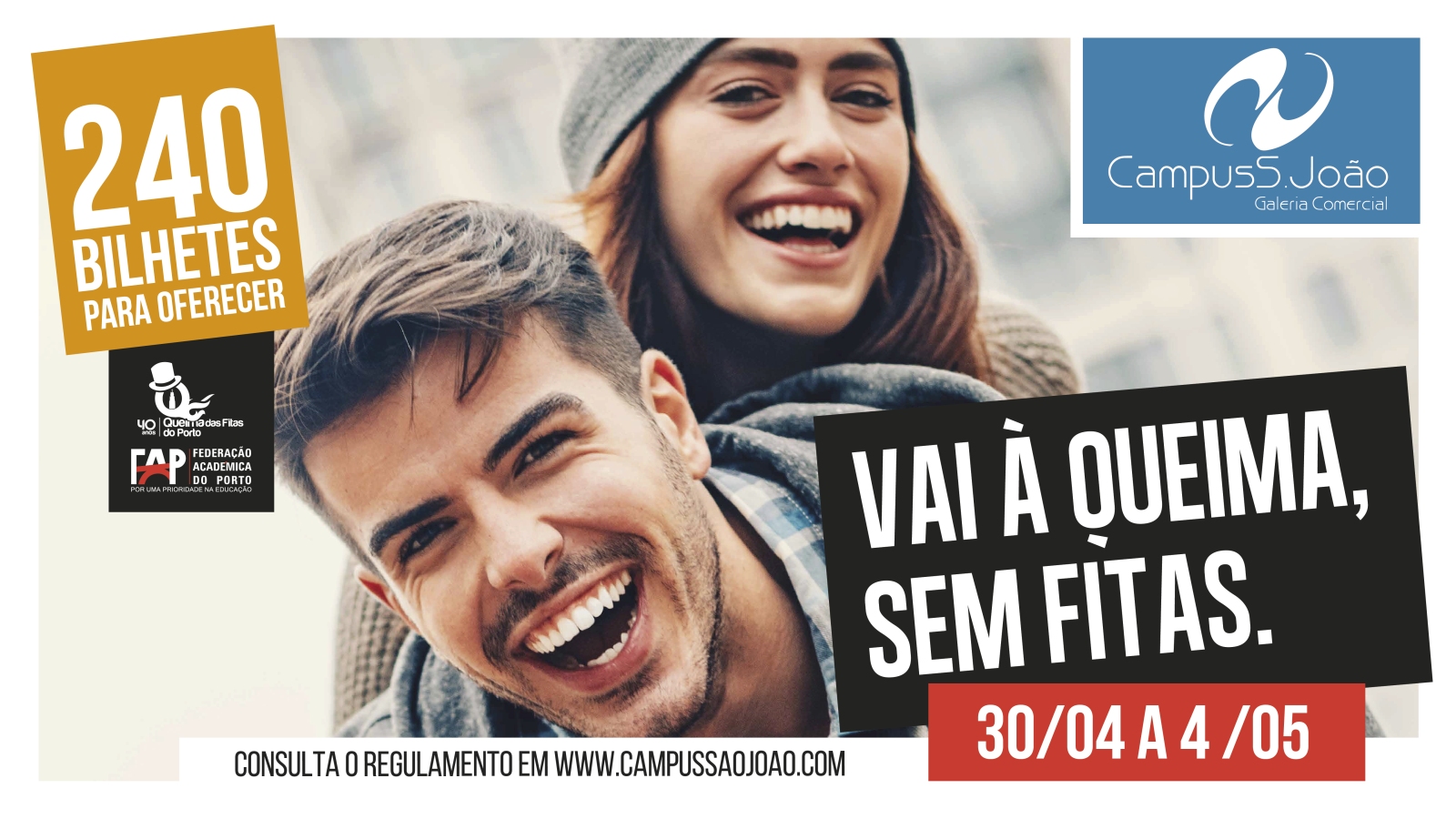 Queres ir à borla à Queima das Fitas do Porto 2018?