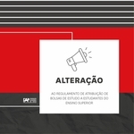 Atribuição de Bolsas de Estudo DGES - Alterações