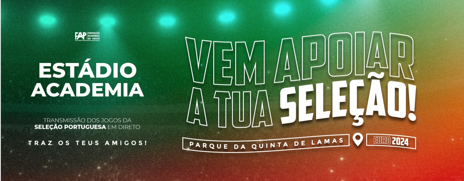 FAP transmite em direto jogos de Portugal no Euro 2024