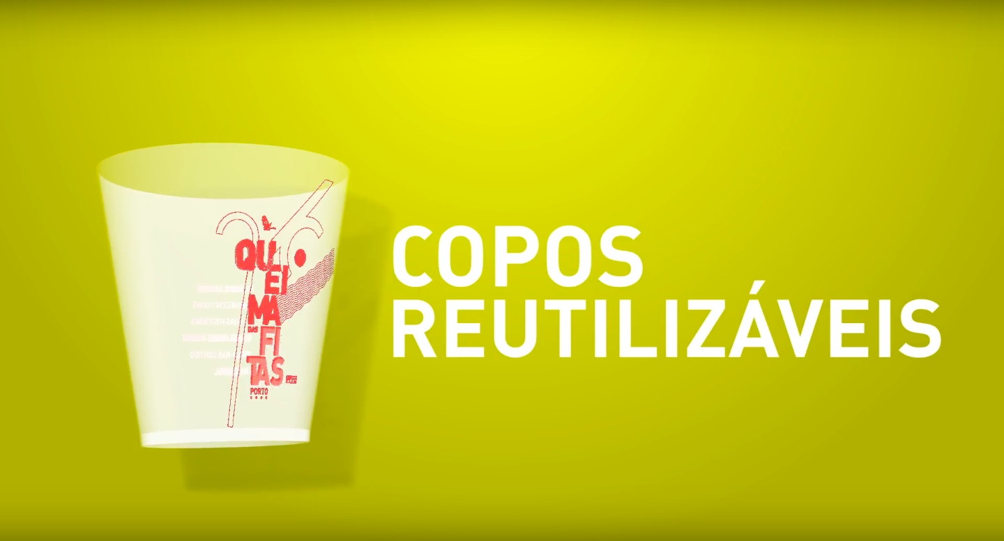 Queima das Fitas do Porto com Copos Reutilizáveis